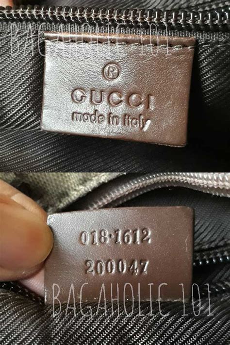 how to check a gucci serial number|how to tell if gucci bag is real.